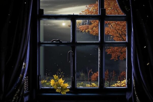 «Там за окнами черно...»