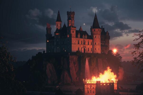 «Замок в закате усталом...»