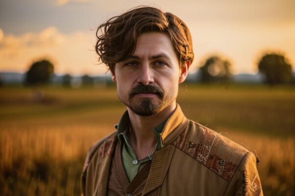 Сонет («В родных полях вечерний тихий звон, …»)