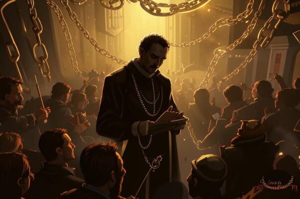 Два поэта («Блажен, блажен поэт, который цепи свет…»)