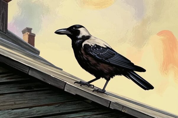 Ворона («Вот ворона на крыше покато…»)