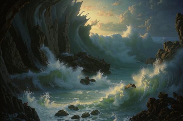 «Сжимает море в яростных тисках...»