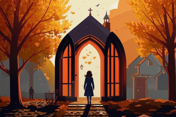 «Медленно в двери церковные...»