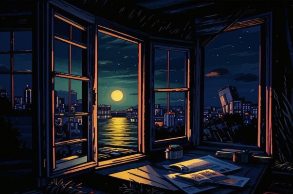 «И ночь с открытыми фрамугами...»