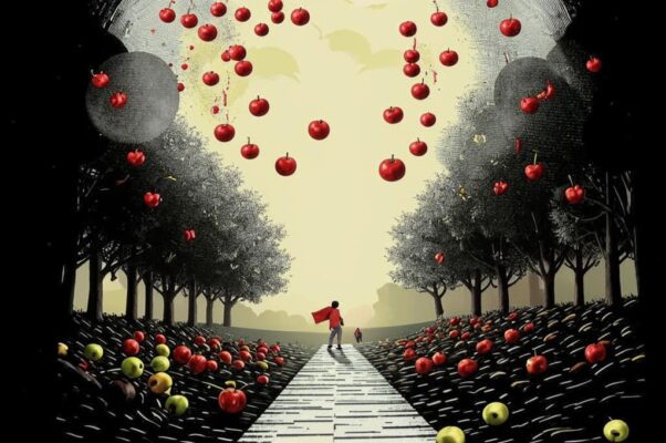 «Ты идешь и словно яблоки расшвыриваешь...»