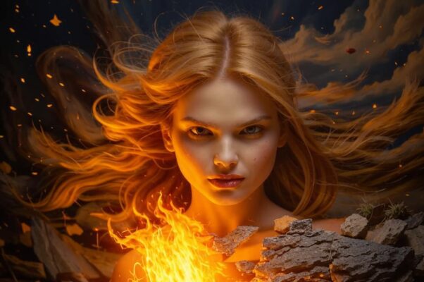 На влюбленную стыдливую девушку