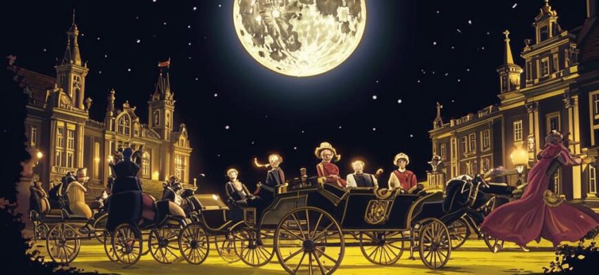 Бал («Глухая полночь.  Строем длинным…»)