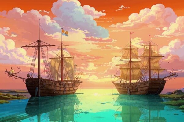 «Стоцветными крутыми кораблями...»