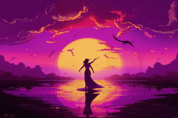 «В тот вечер багровость заката...»