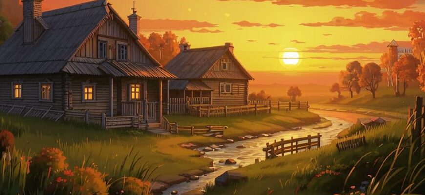 «Крестится избенка...»