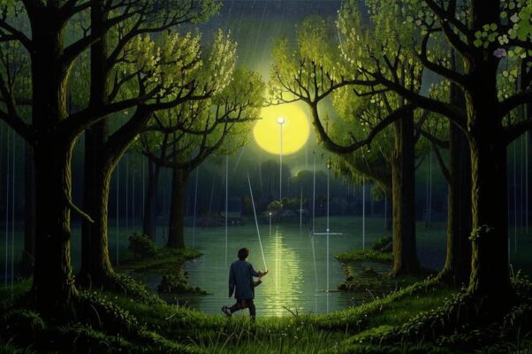 «А у катка — над огнями, плакатами...»