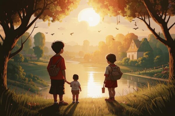 «За детство — крылатое, звонкое детство...»