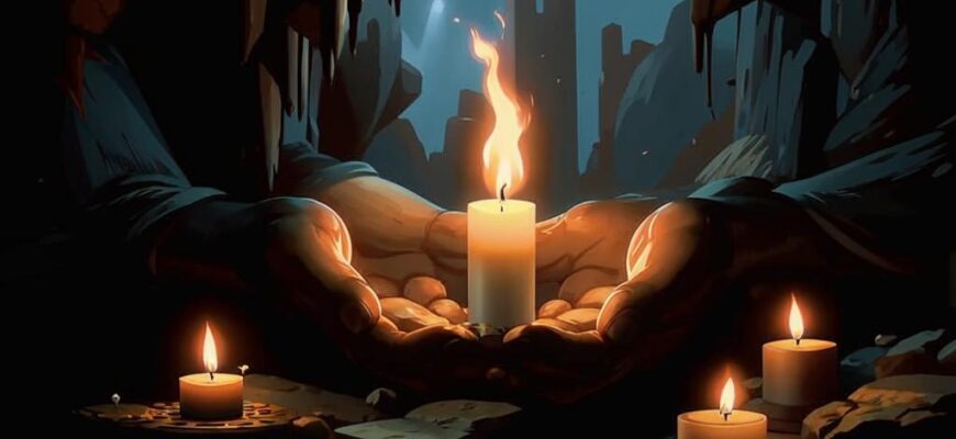 «И гроб в огнях свечей дрожащих...»