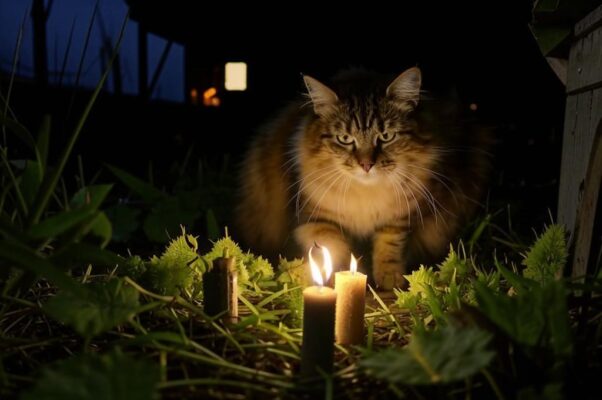 Кошка («Кошка в крапиве за домом жила…»)