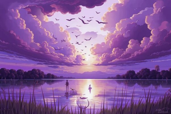 Лебедь («Июньский вечер в облака…»)