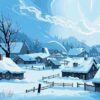 Снежинки («Засыпала звериные тропинк…»)