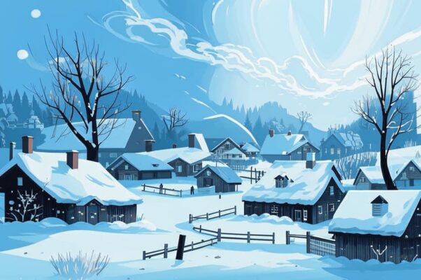 Снежинки («Засыпала звериные тропинк…»)