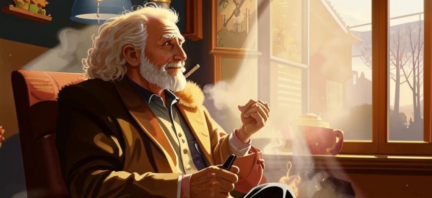 «Старик сидел, покорно и уныло...»