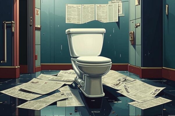 «Стою в уборной... прислонясь к стене...»