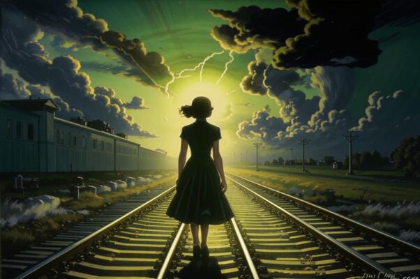 «Уж вечер светлой полосою...»