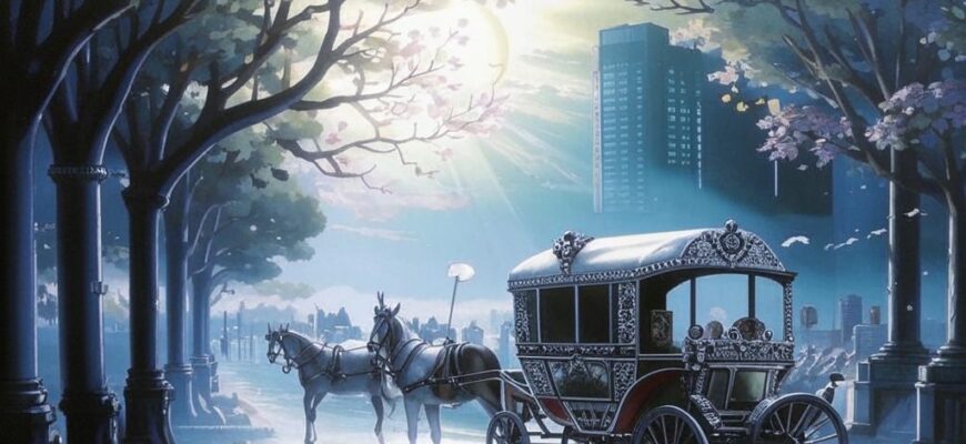 Первый снег («Серебро, огни и блестки, …»)