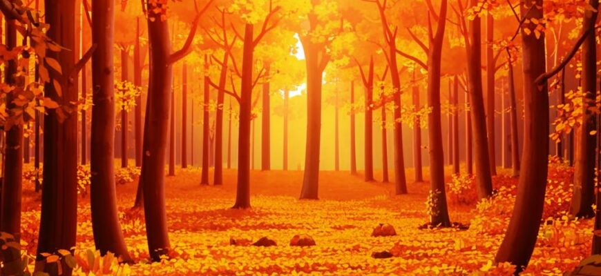 «Весь лес, — в рубинах, в меде янтаря...»