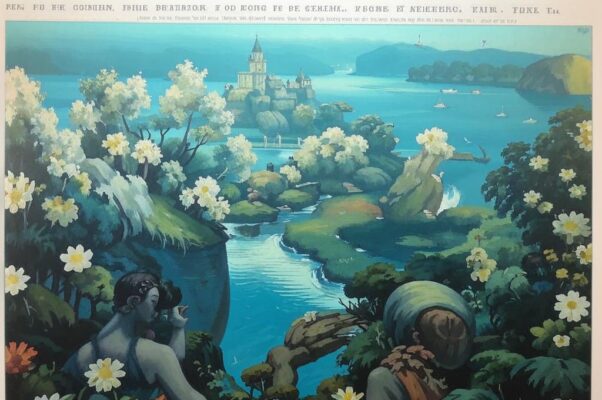 «Над синевой просторной дали...»