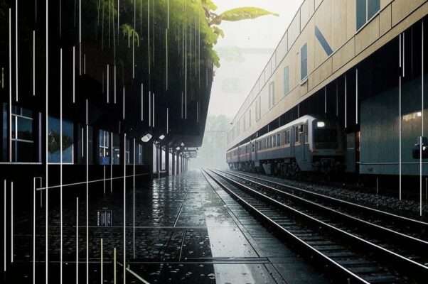 «Узловая за разводами дождя...»