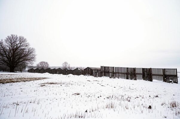 «Пустырь, сугробы... Дом... И снова пусто...»