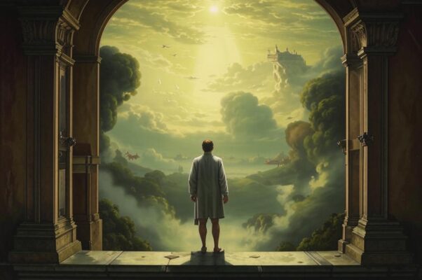 В музее («В сизую оттепель, в сумерках, по нескончаемым залам…»)