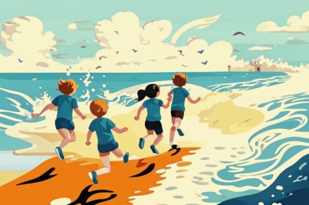 «Как дети, что бежали на песок...»