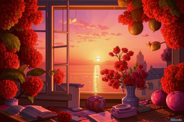 «К твоему приходу алыми цветами...»