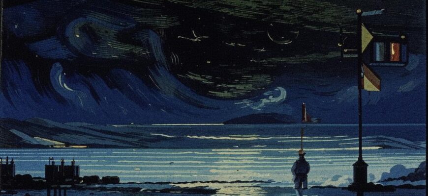 У моря ночью