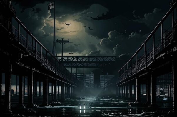 «По широким мостам... Но ведь мы все равно не успеем...»