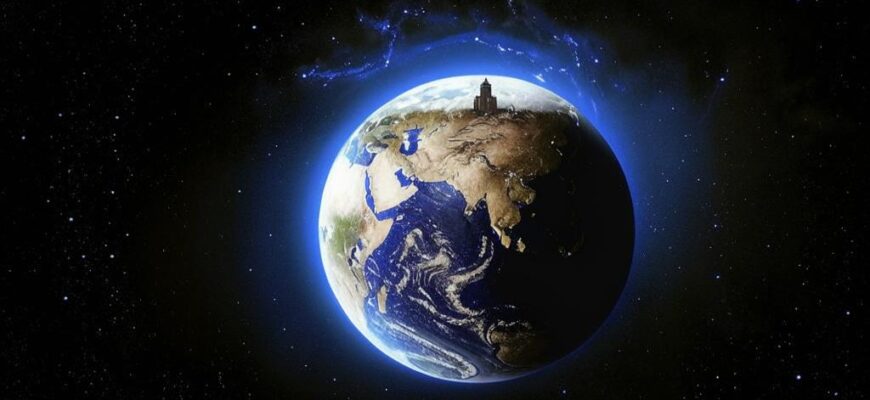 «Там тоже суша, реки, тучи...»