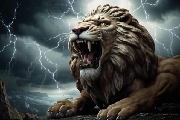 «В раскрытой пасти каменного льва...»