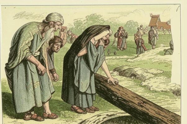 «В убогом рубище, недвижна и мертва...»