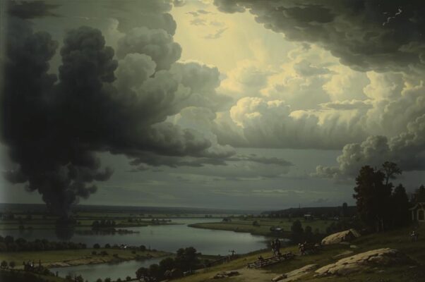 «О, что за облако над Русью пролетело...»