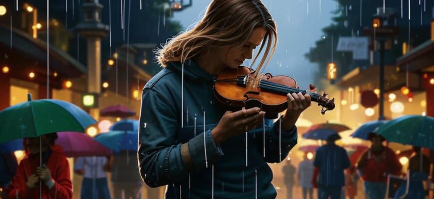 «Вот звук дождя как будто звук домбры...»