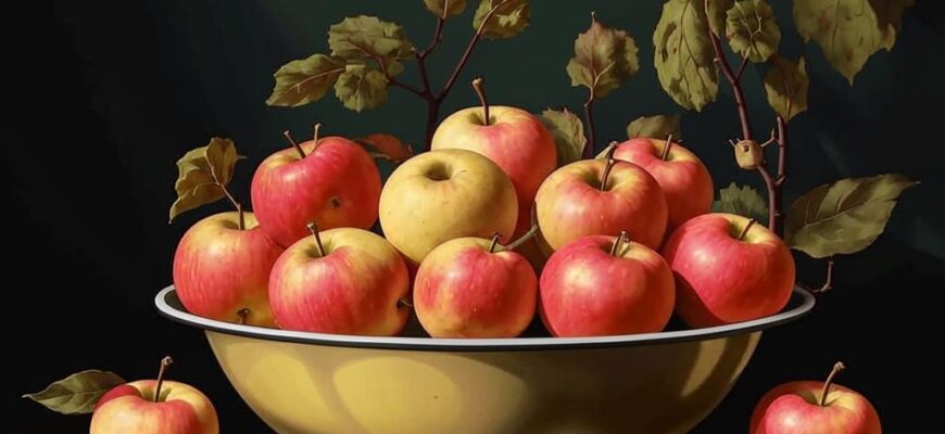 Яблоки «с натуры»