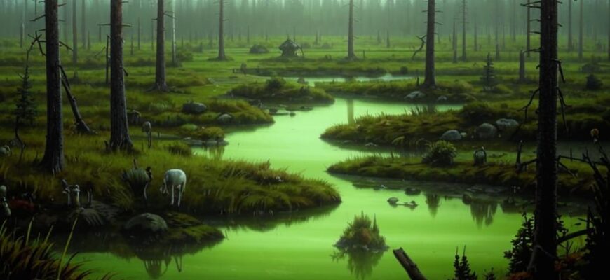 Болото («Прерывистые строк…»)
