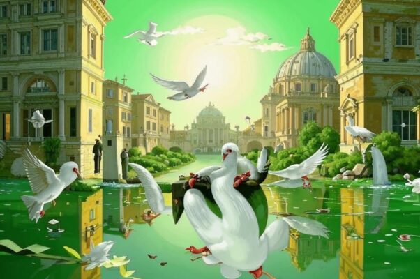 «В зеленый лед зеркал глядит жара...»