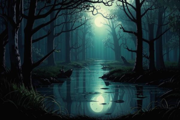 Ночь («Ежами в глаза налезала хвоя…»)