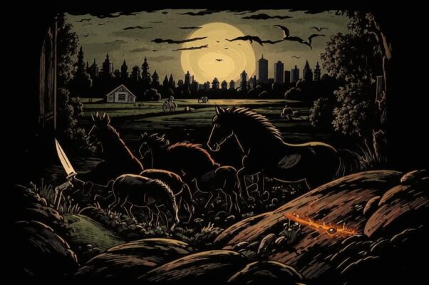 «Двор сверкает антрацитом...»