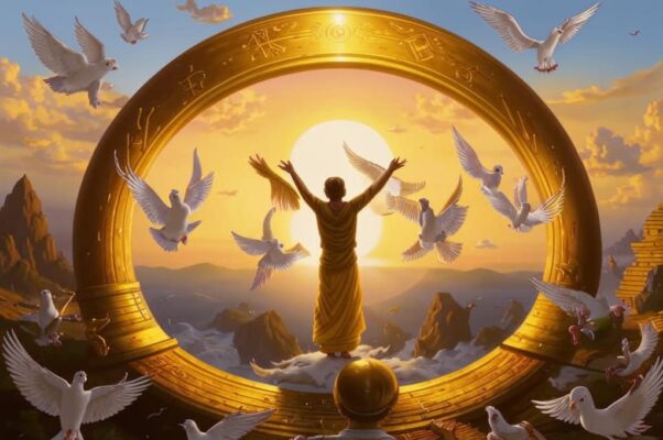 Рассвет («Я встал и трижды поднял руки…»)