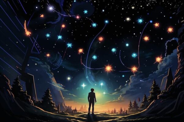 Млечный путь («Погашен в лампе свет, и ночь спокойна и ясна…»)