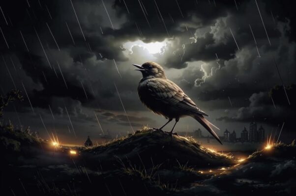 «Средь страшной дикой бури соловей...»