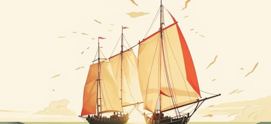 Два паруса лодки одной