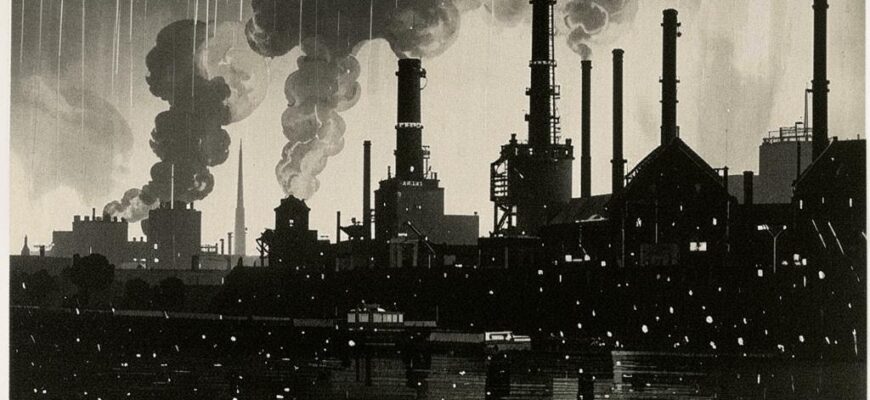 На улице («Сквозь пыльные, желтые клуб…»)