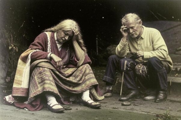 «Нас старость грустная настигнет без труда...»